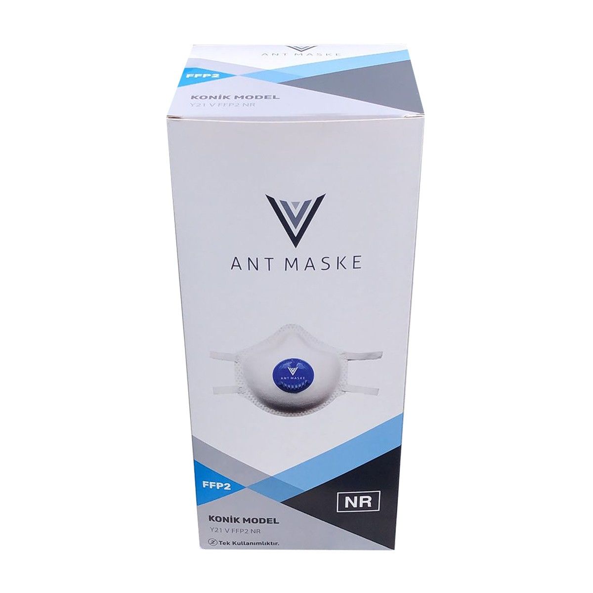 Ant FFP2 Ventilli Konik Katlanabilir N95 Toz Maskesi 1 Kutu 25 Adet