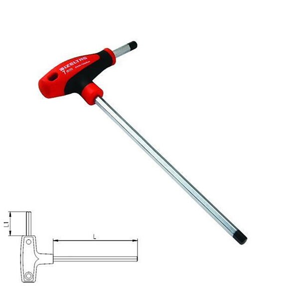 İzeltaş 4920220100 T Tipi Allen Anahtar 10 mm