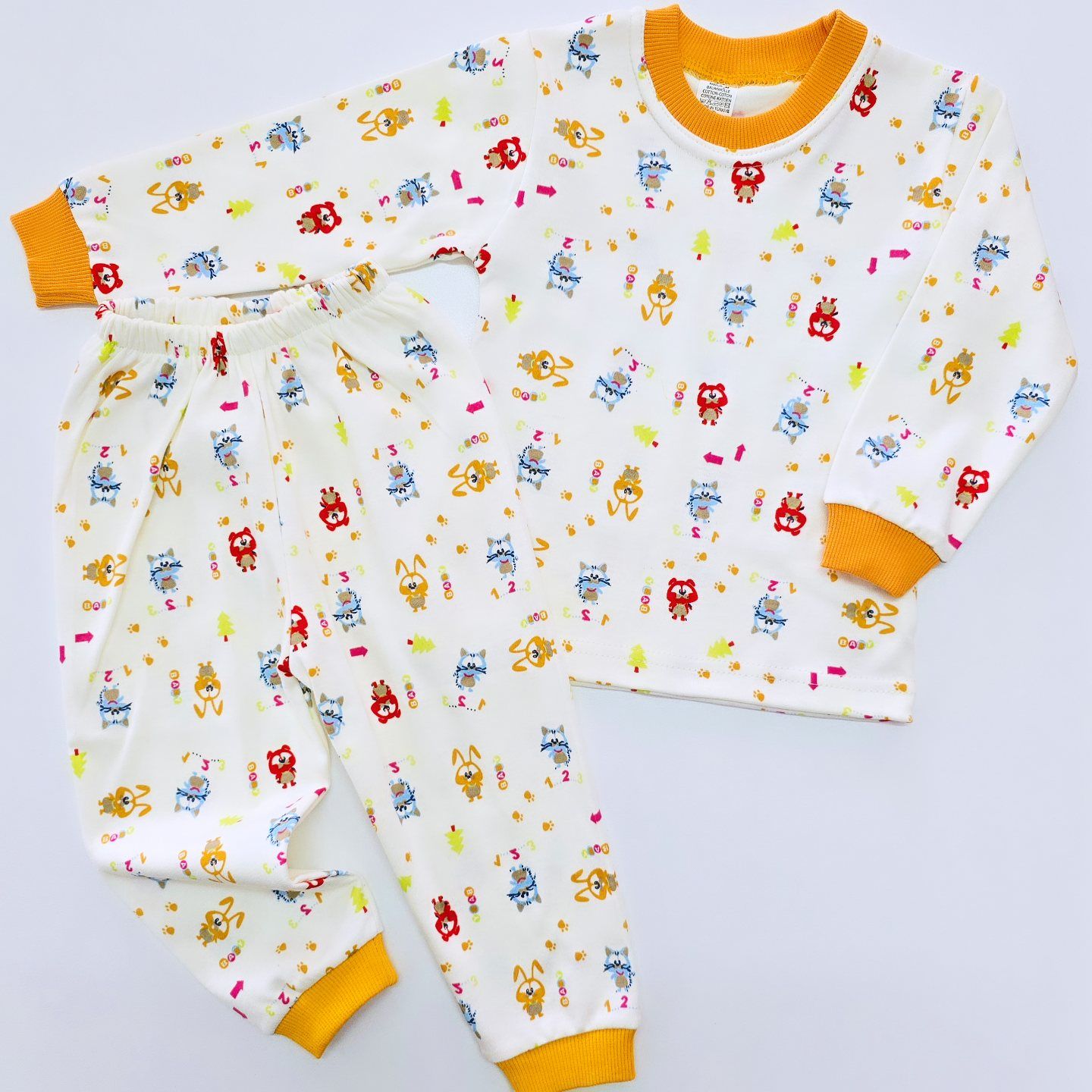 Mehdix kids desenli pijama takım