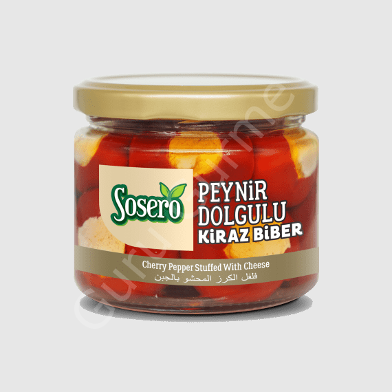 Sosero Peynir Dolgulu Kiraz Biber 290 Gr