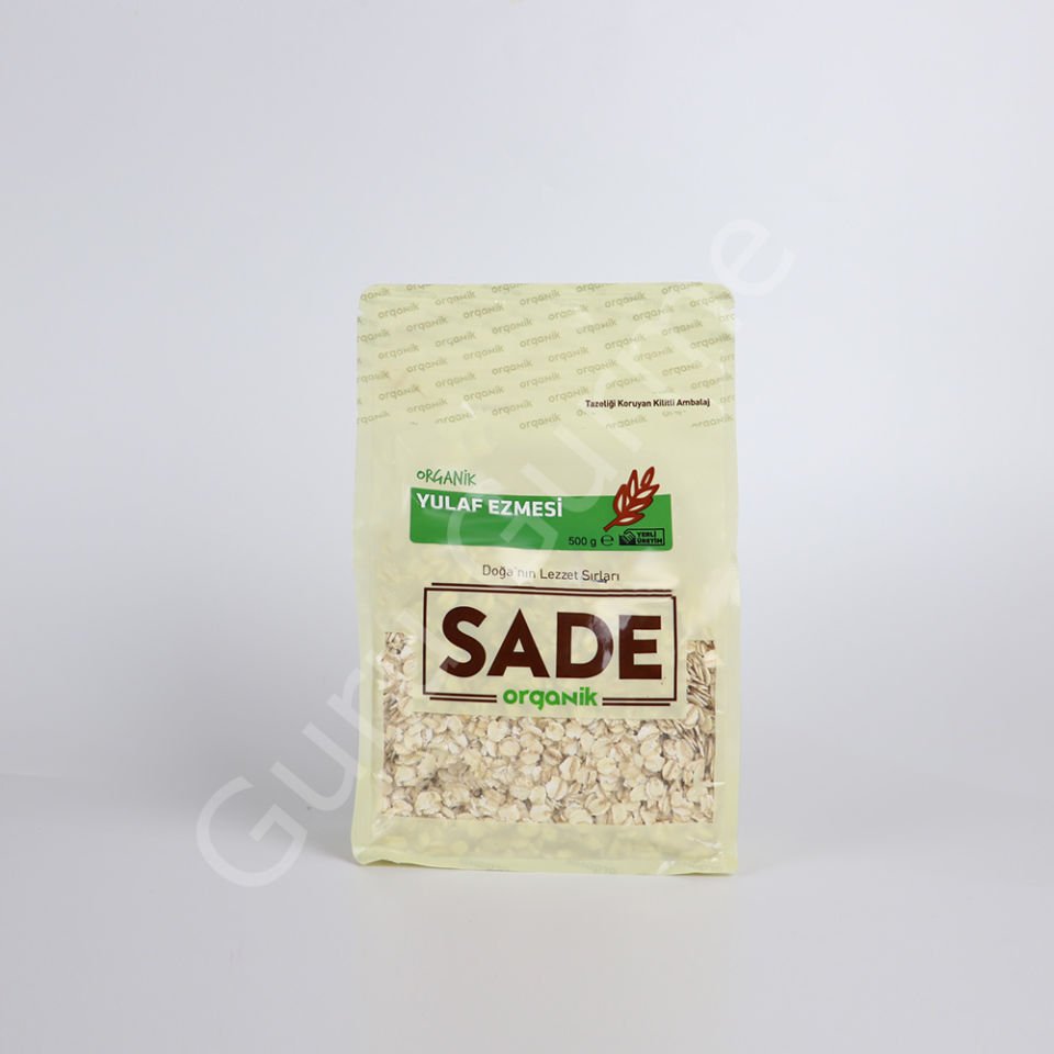 Sade Organik Yulaf Ezmesi 500 Gr