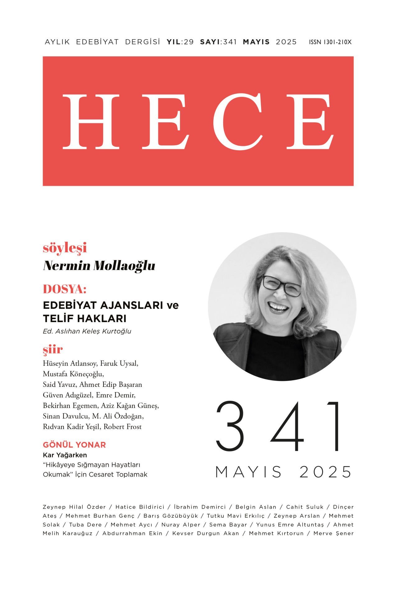 Hece Dergisi 341.Sayı Mayıs 2025
