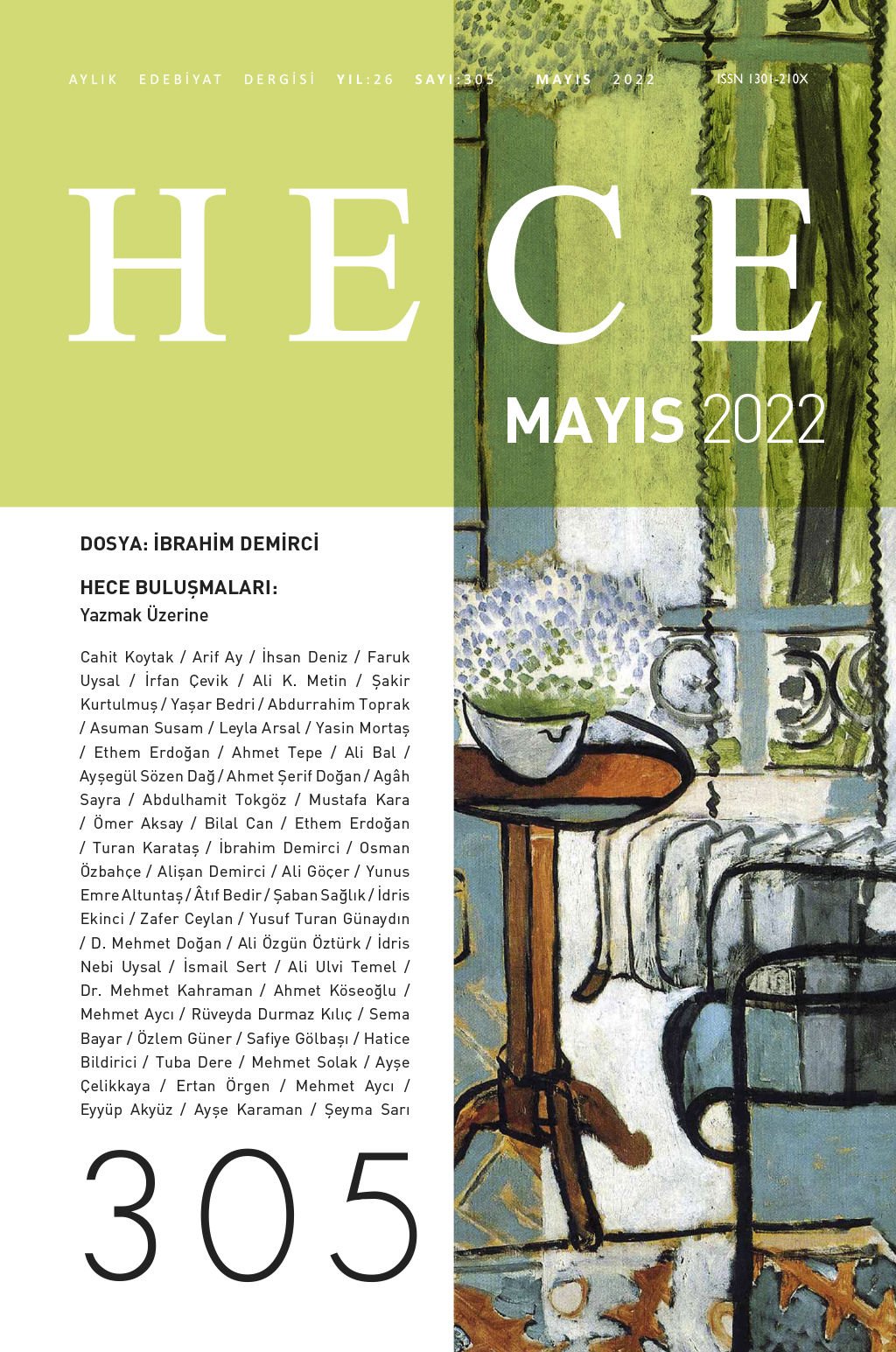 Hece Dergisi 305.Sayı Mayıs 2022