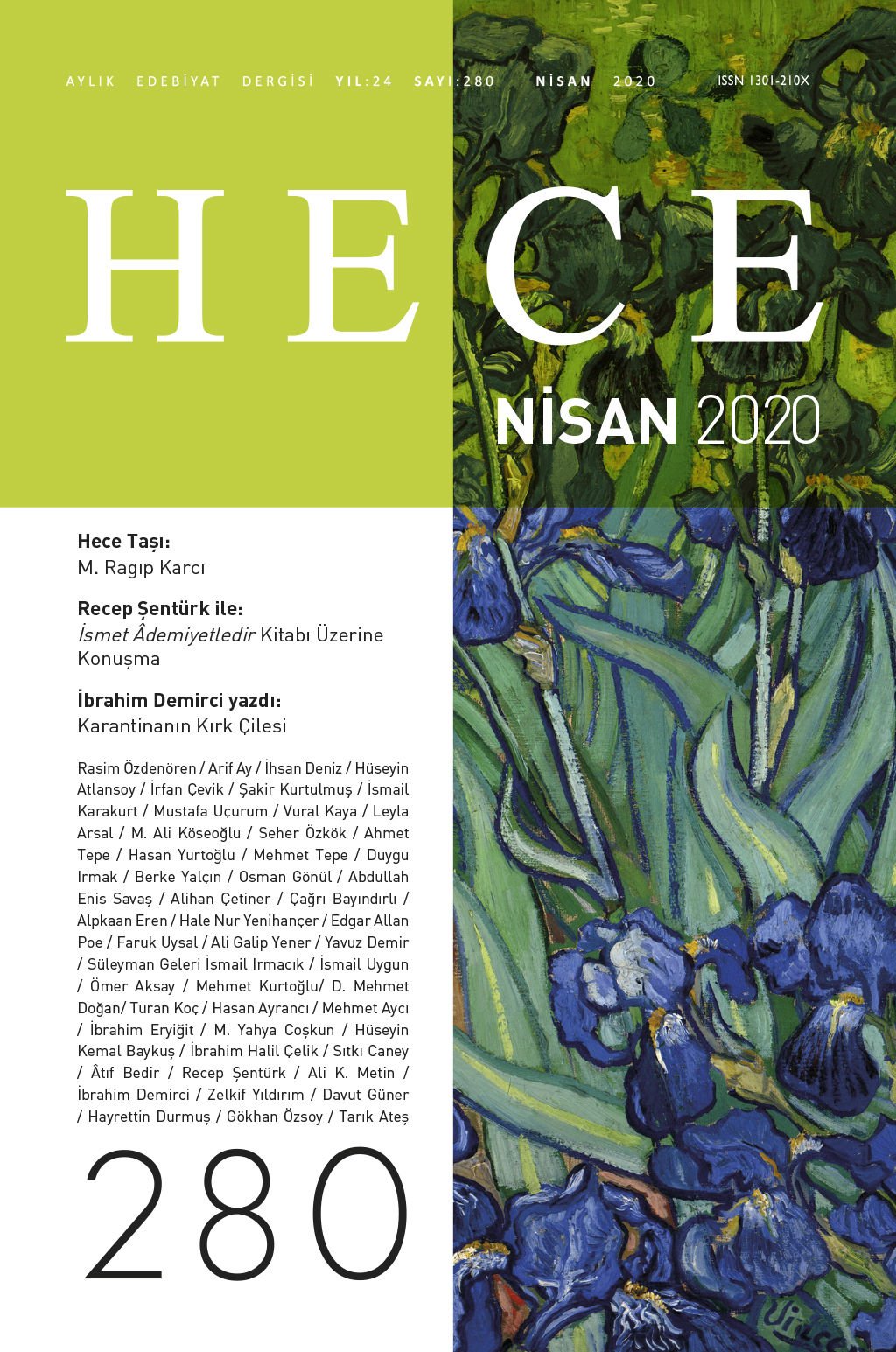 Hece Dergisi 280.Sayı Nisan 2020
