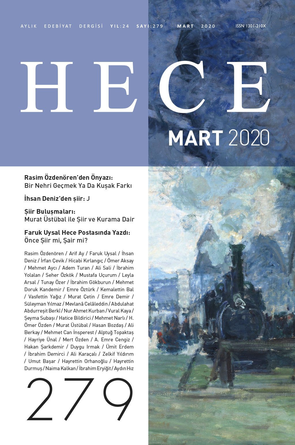 Hece Dergisi 279.Sayı Mart 2020