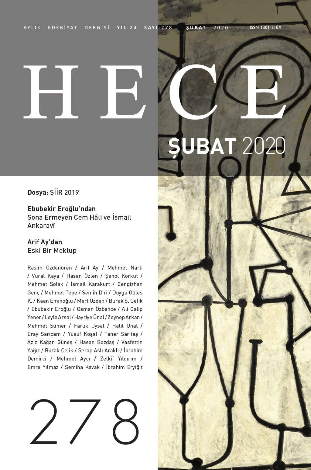 Hece Dergisi 278.Sayı Şubat 2020
