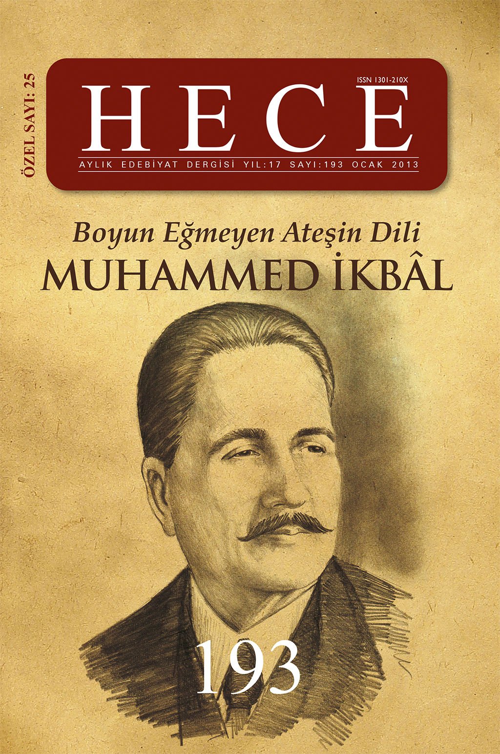 Muhammed İkbal Özel Sayısı  193. Sayı Ocak 2013