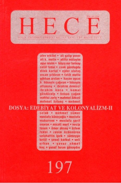 Hece Dergisi 197. Sayı Mayıs 2013