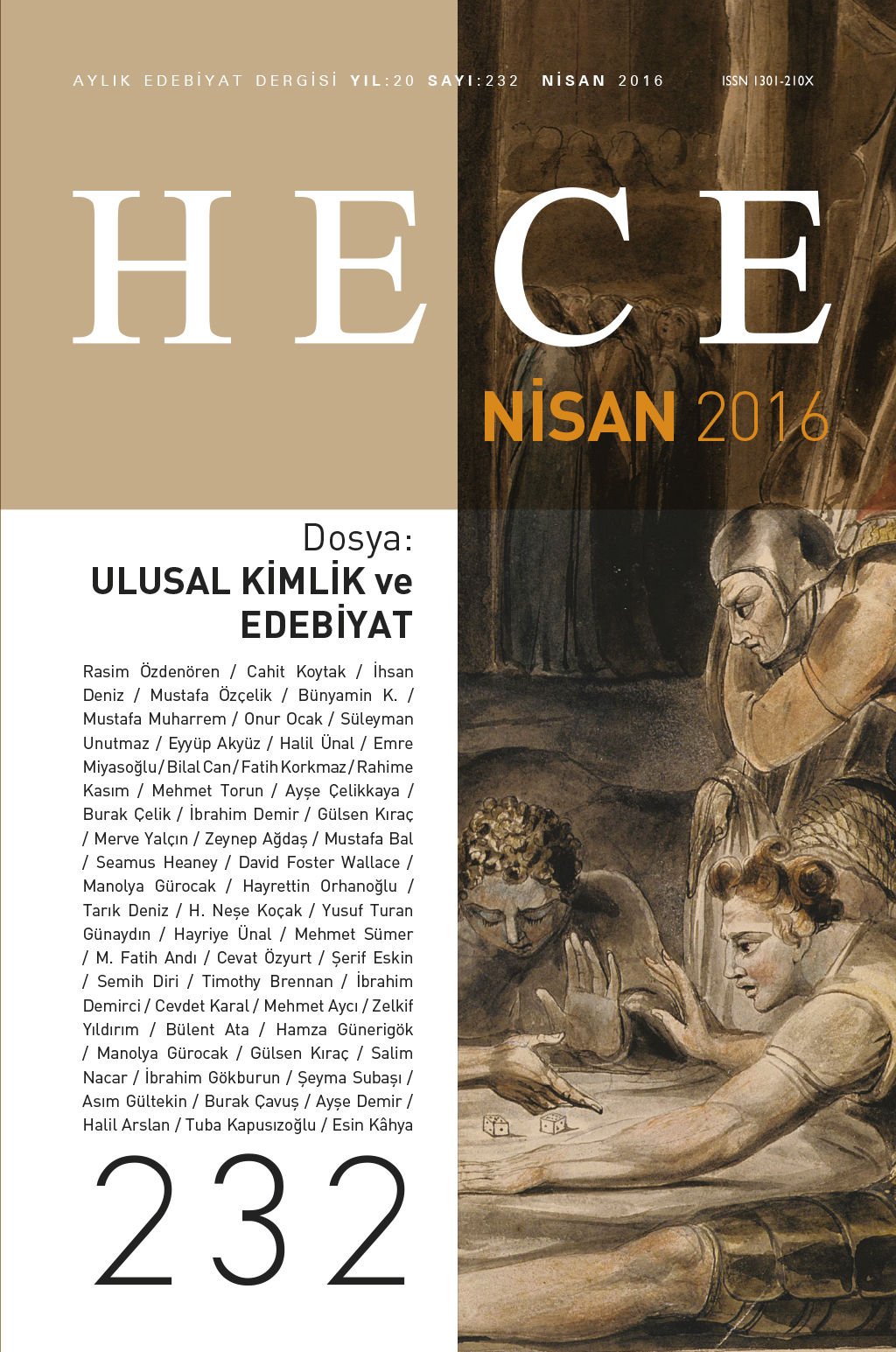 Hece Dergisi 232.Sayı Nisan 2016