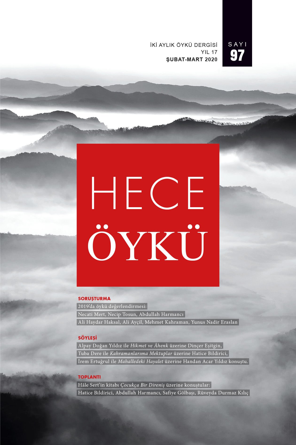 Hece Öykü Dergisi 97.Sayı Şubat-Mart 2020