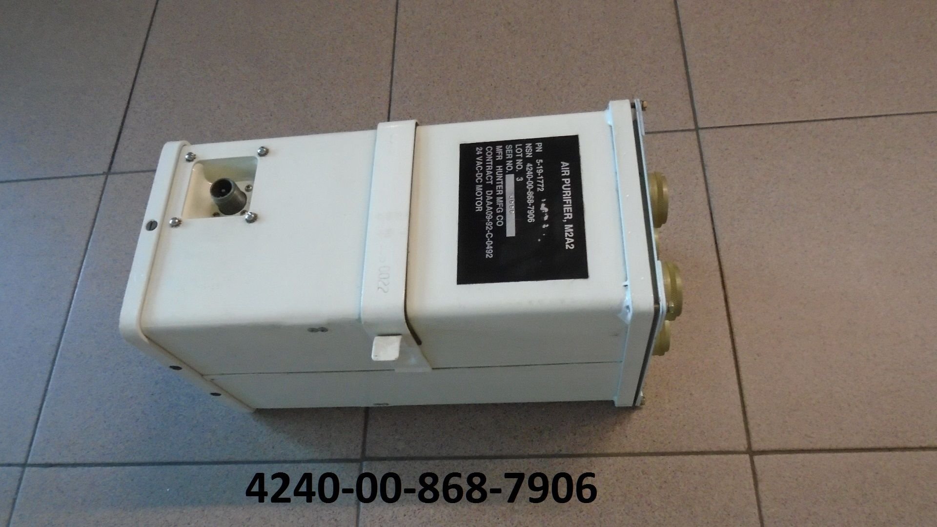 ARITICI, HAVA NSN: 4240-00-868-7906