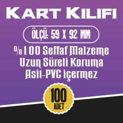 59x92mm Kart Kılıfı