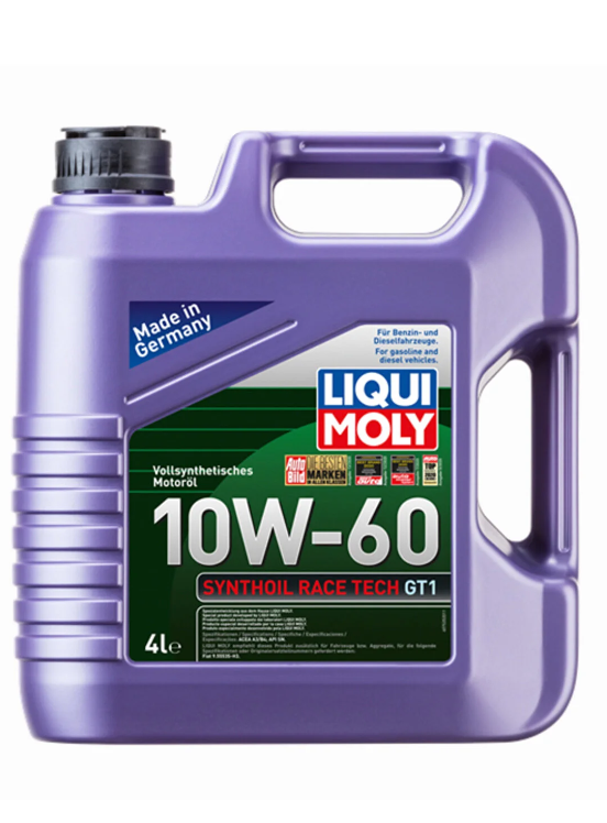 Liqui Moly 10w-60 Synthoil Race Tech Gt1 (4 LİTRE) motor yağı