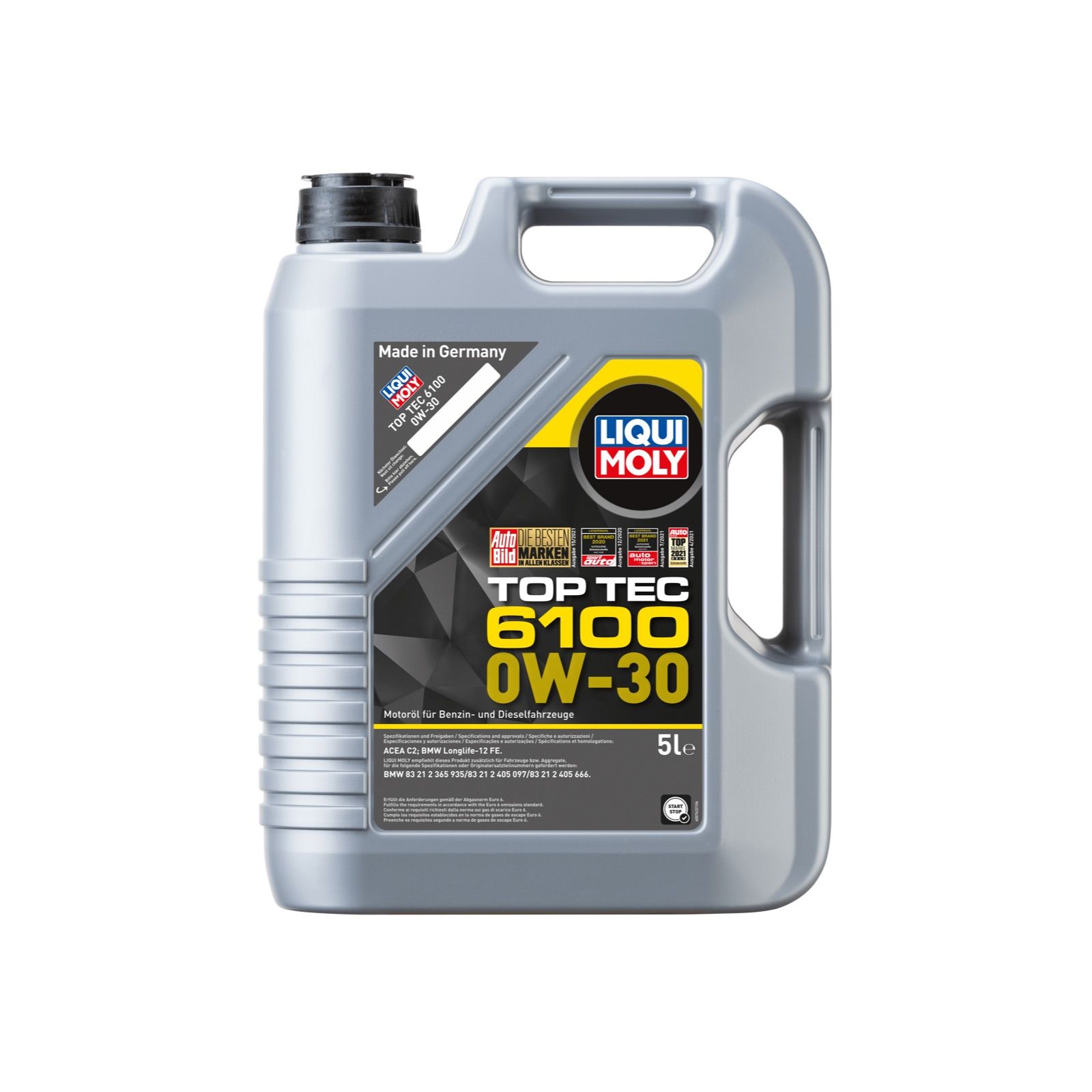 Liqui Moly Top Tec 6100 0W-30 Motor Yağı 5Lt (20779)