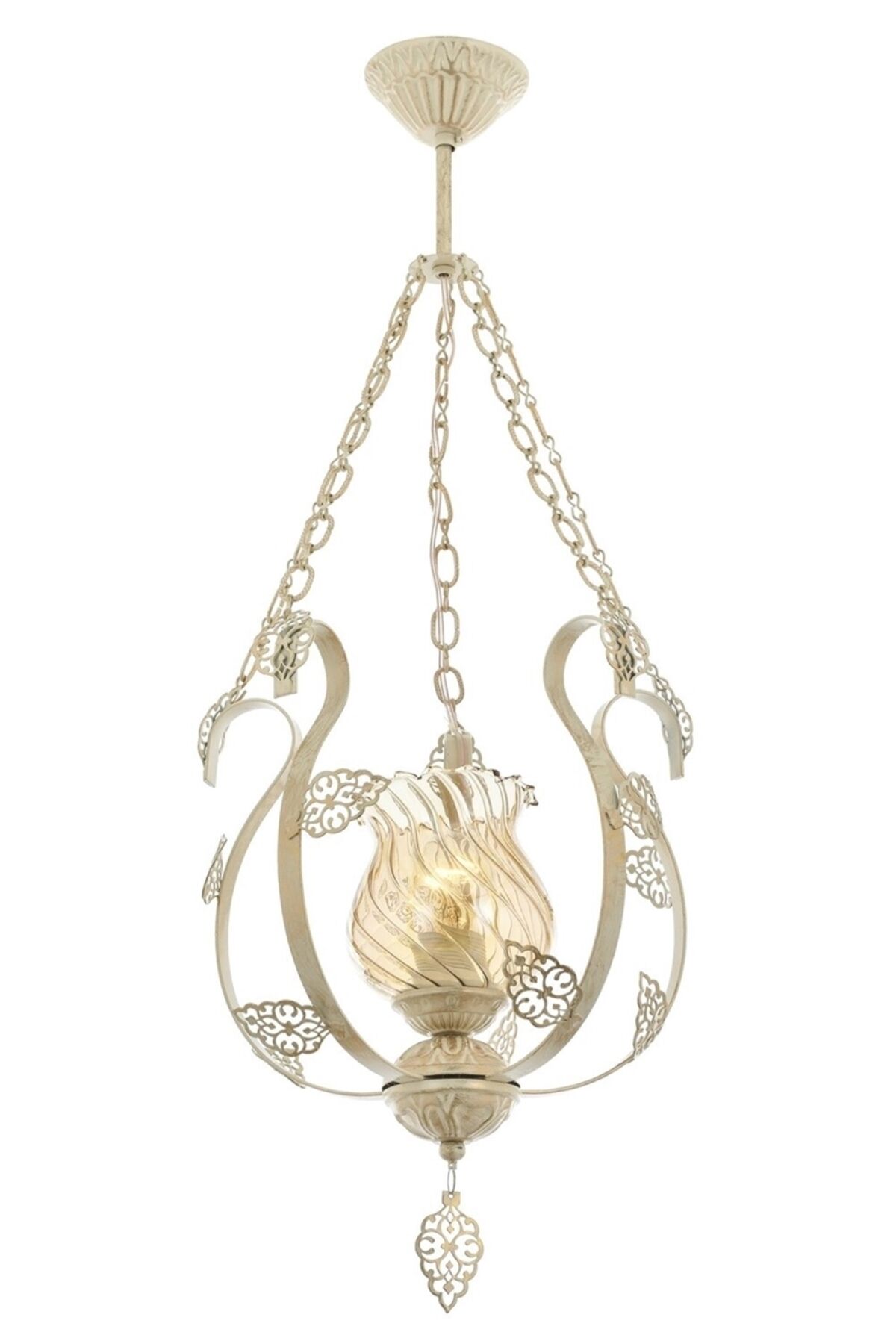 Kuğu Klasik Avize E27 12W 26cm Metal Krom Dorbien-FZ-7510-TKRM