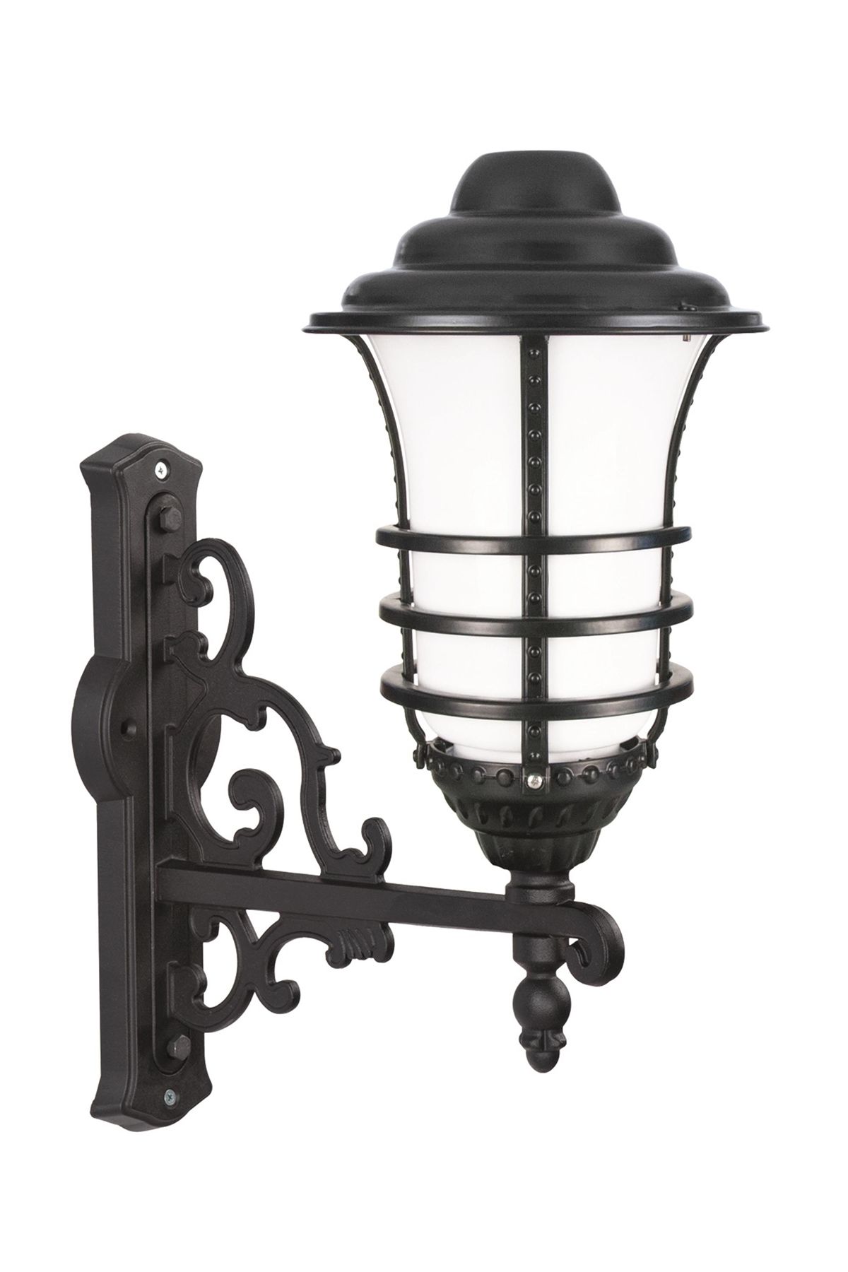 Bahçe Aplik E27 12W 28cm Alüminyum Siyah Dorbien-BAP-68276-BSY