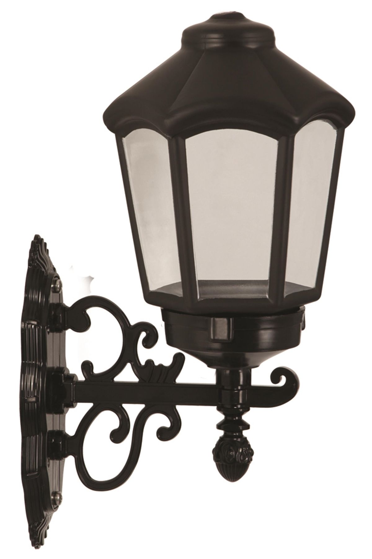 Bahçe Aplik E27 12W 26x20cm ABS Siyah Dorbien-BAP-68196-BSY-M1