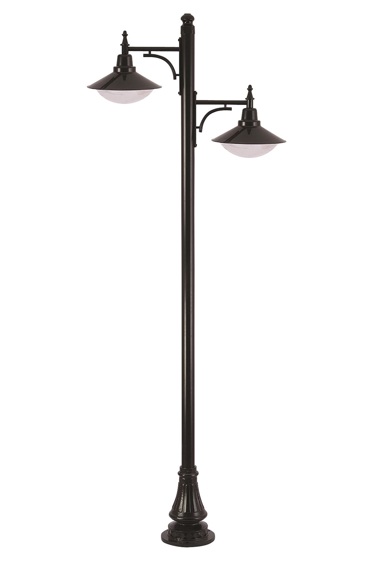Bahçe Direkleri E27 24W 110cm Alüminyum Siyah Dorbien-BDR-68091-2BSY-M3-OP