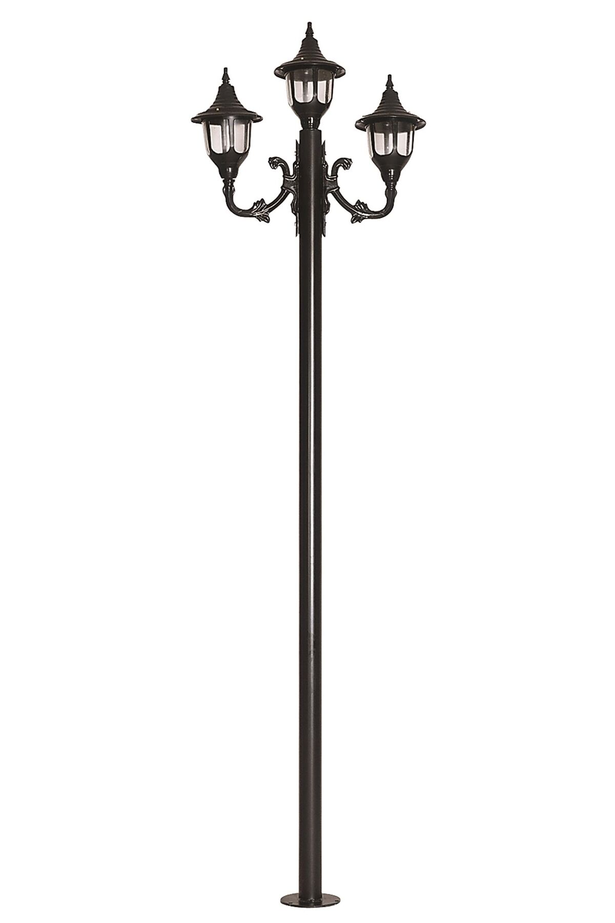 Bahçe Direkleri E27 36W 75cm Çelik Boru Siyah Dorbien-BDR-68190-3BSY