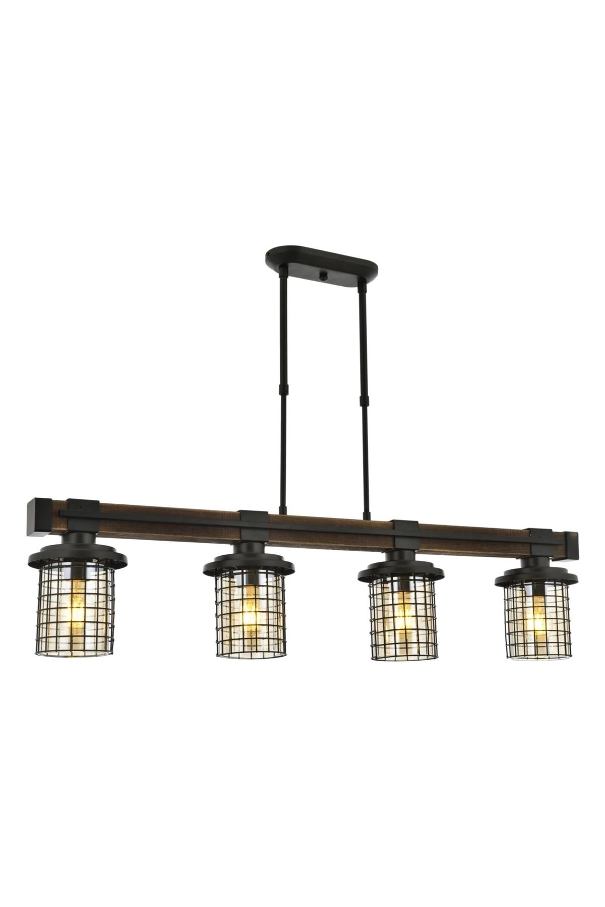 Sığınak Modern Avize E27 48W 95x15cm Metal Eskitme Avonni-AV-4216-4EY