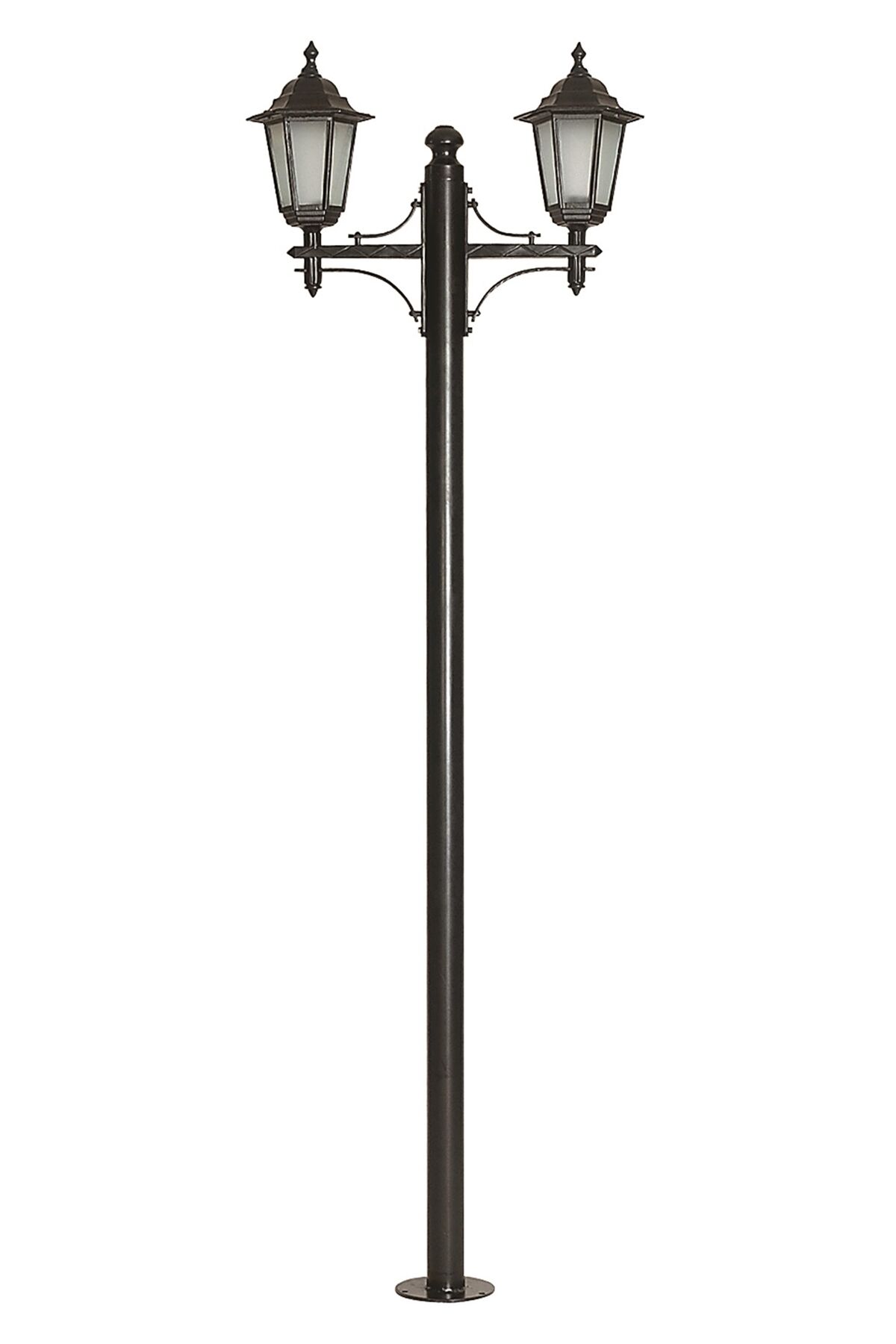 Bahçe Direkleri E27 24W 75x25cm Alüminyum Sarı/Siyah Dorbien-BDR-68054-2BSY-M3-OP