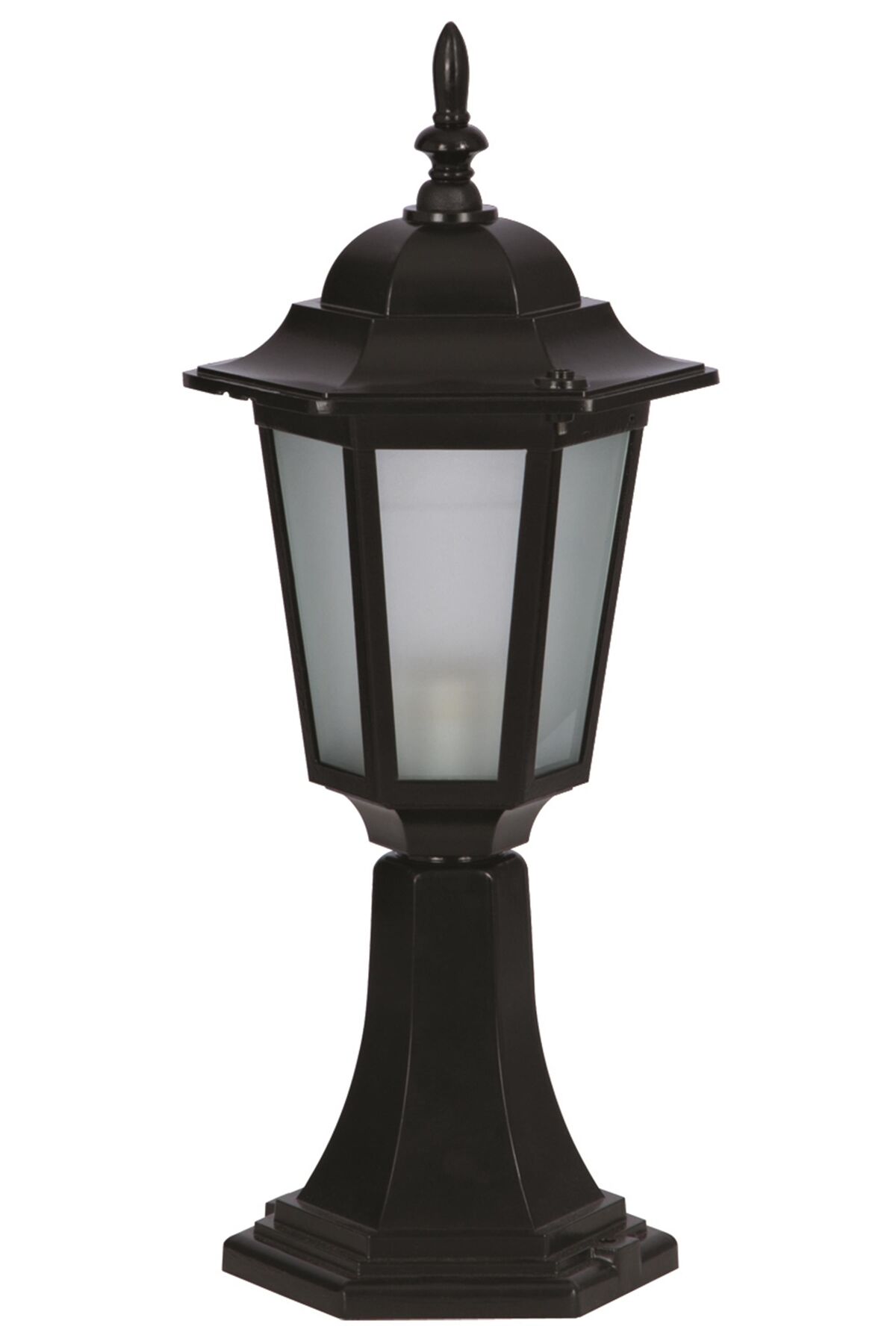 Bahçe Set Üstü Aydınlatma E27 12W 20cm Alüminyum Siyah Dorbien-BSU-68061-BSY-KOP