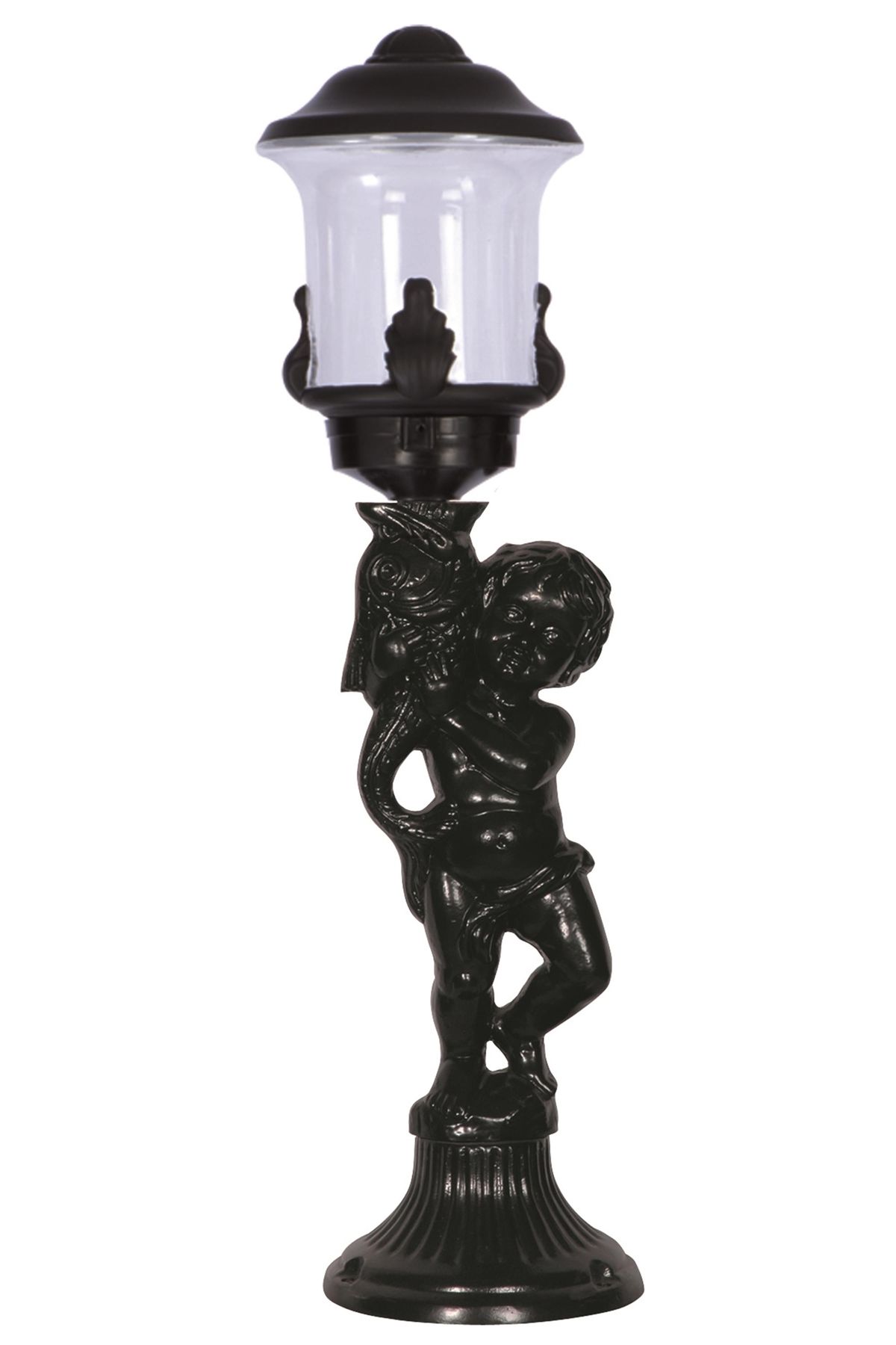 Bahçe Set Üstü Aydınlatma E27 12W 20cm Alüminyum Siyah Dorbien-BSU-68077-BSY-OP