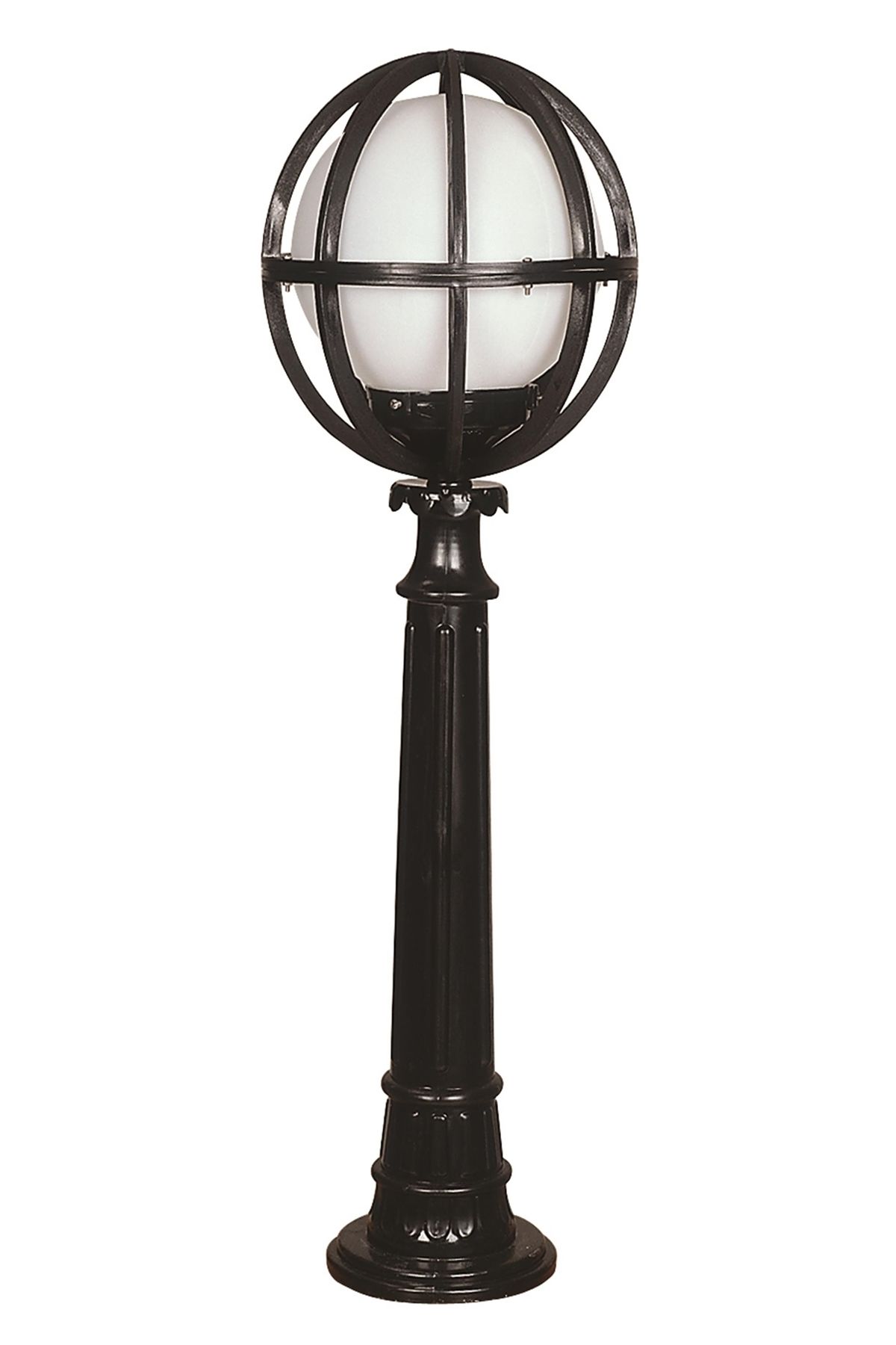 Bahçe Set Üstü Aydınlatma E27 12W 30cm ABS Siyah Dorbien-BSU-68080-BSY-M6-BOP
