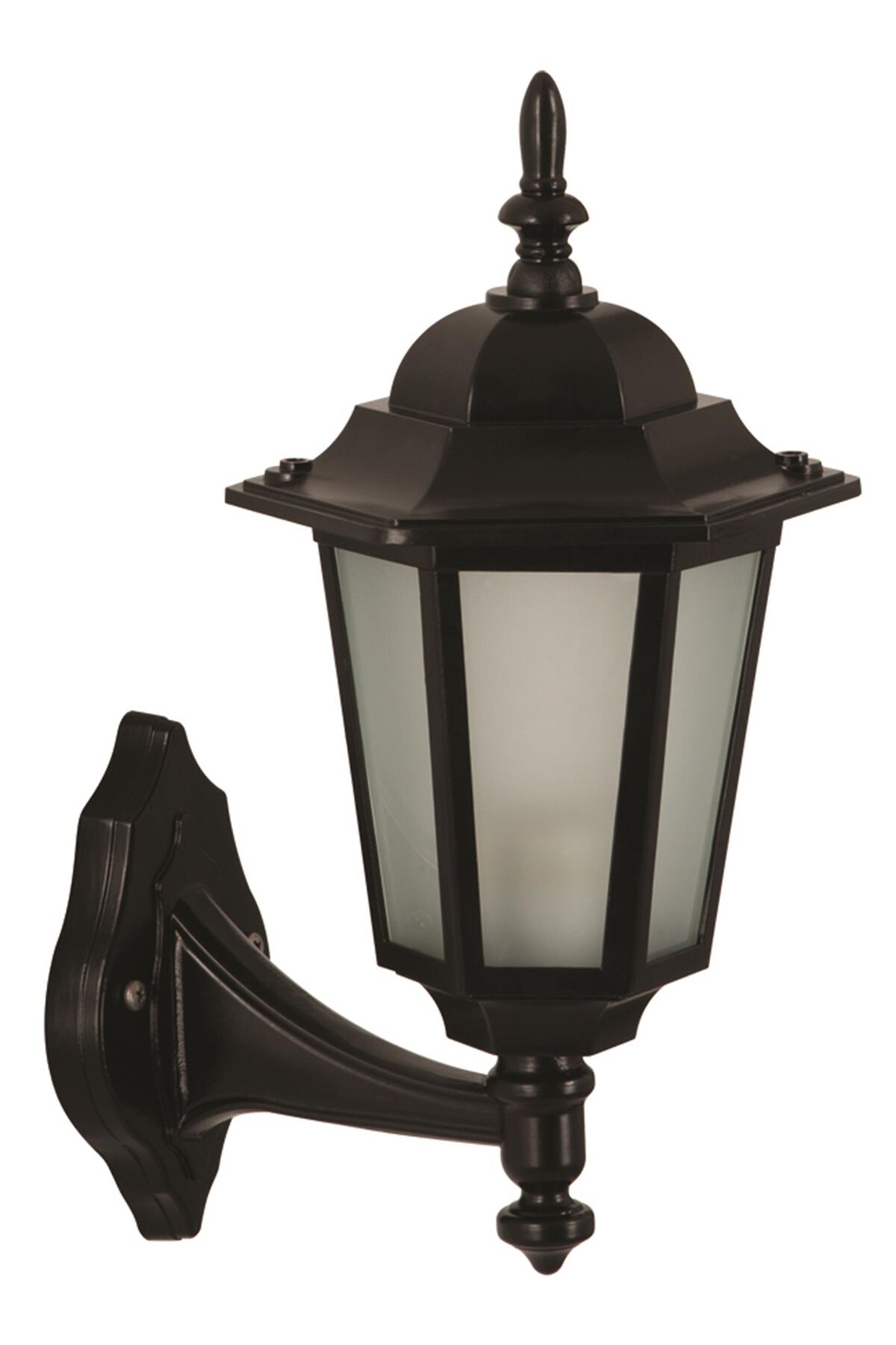 Bahçe Aplik E27 12W 25x20cm Alüminyum Siyah Dorbien-BAP-68061-BSY-M1-OP