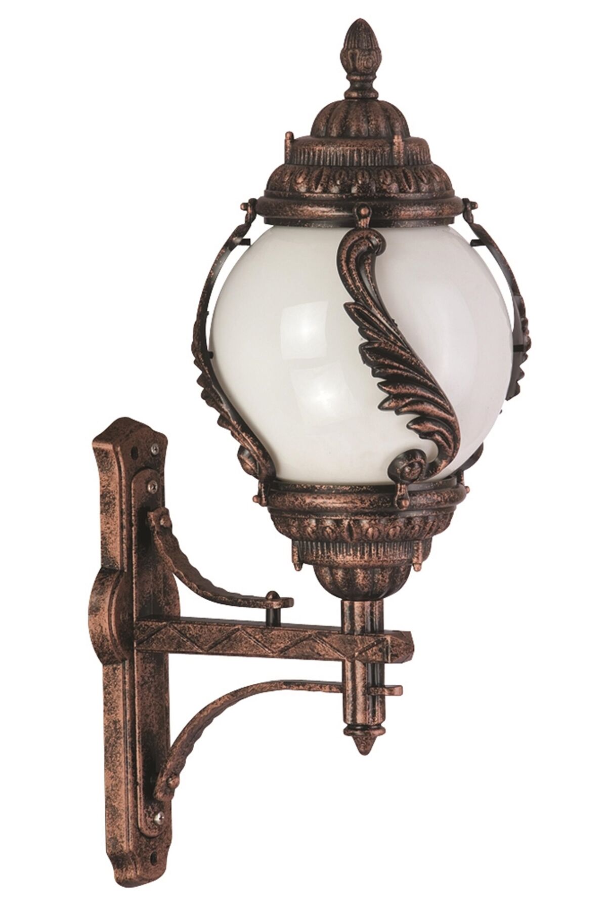 Bahçe Aplik E27 12W 40x30cm ABS Kahverengi Dorbien-BAP-68182-BKR