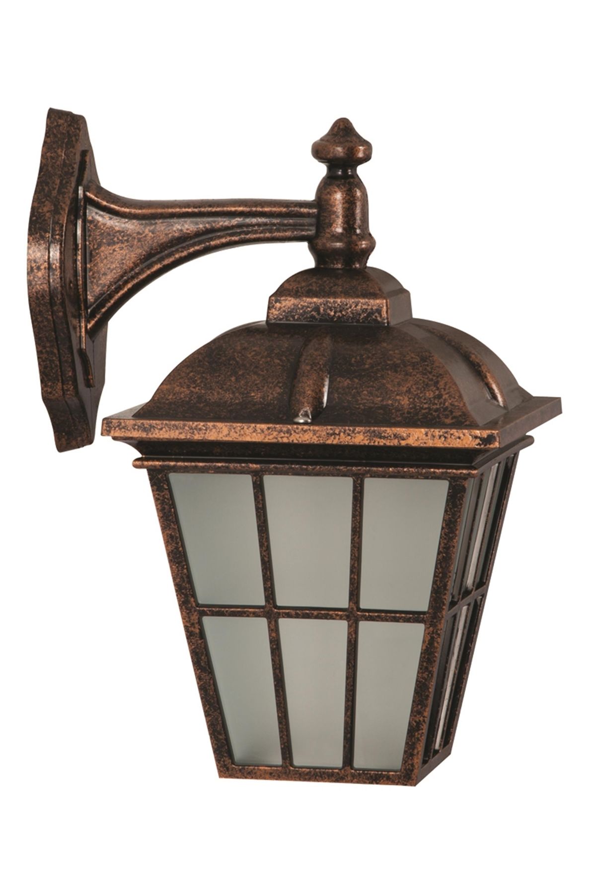 Bahçe Aplik E27 12W 25x20cm ABS Kahverengi Dorbien-BAP-68183-BKR-M2