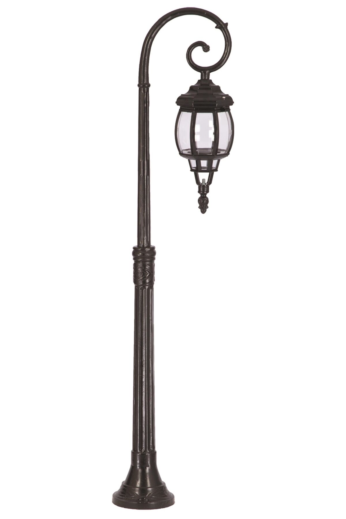 Bahçe Set Üstü Aydınlatma E27 12W 30x18cm Alüminyum Siyah Dorbien-BSU-68208-BSY-M1-B