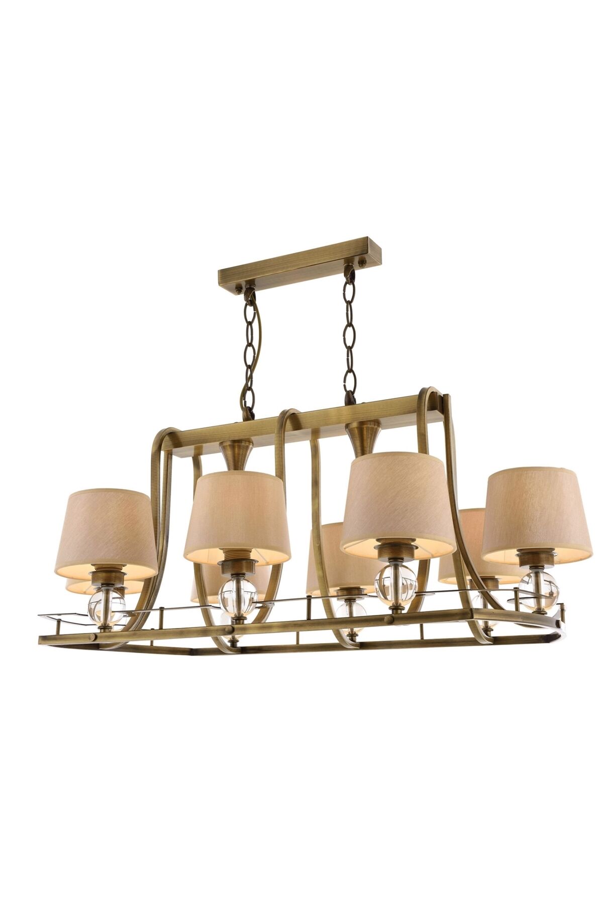 Dorinda Modern Avize E27 96W 92x55cm Metal Eskitme Avonni-AV-1597-8ES-YM