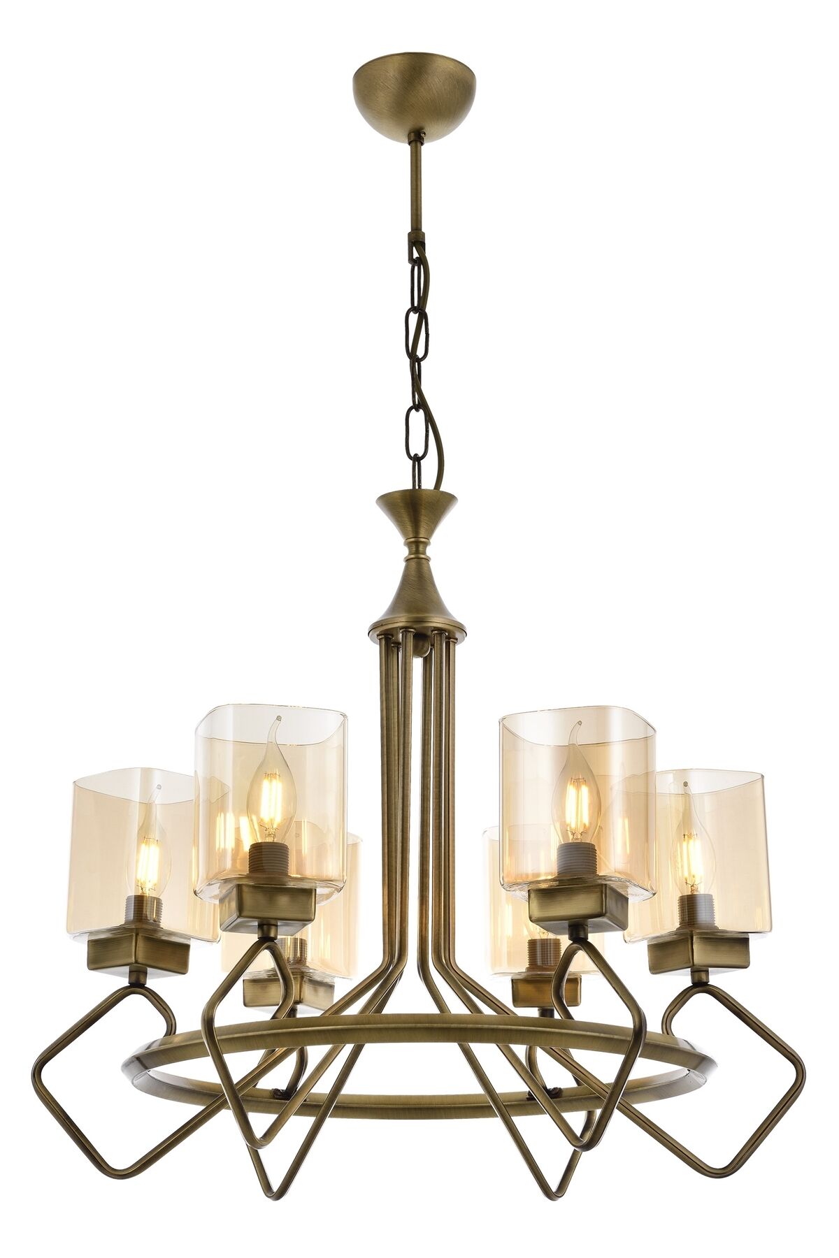 Konsey Modern Avize E14 36W 60cm Metal Eskitme Avonni-AV-1740-6E