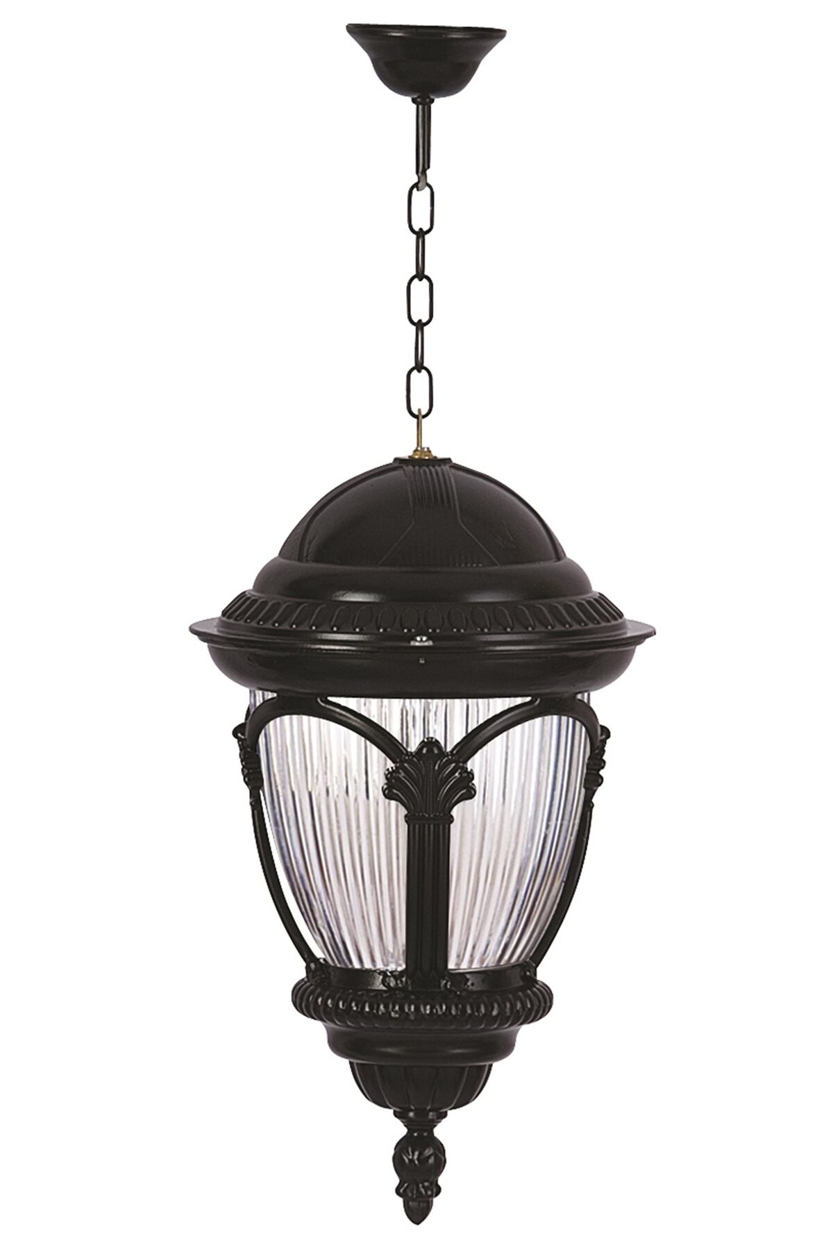 Bahçe Fenerleri E27 12W 25cm Alüminyum Siyah Dorbien-BFE-68052-BSY