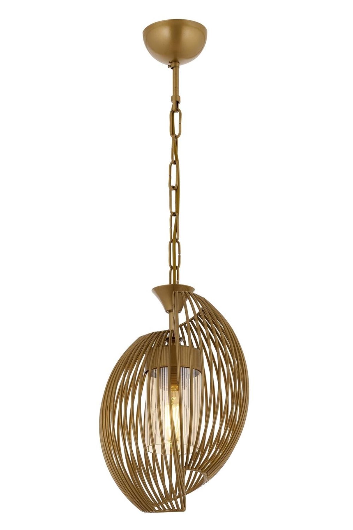 Lemon Modern Avize E27 12W 20cm Metal Eskitme Avonni-AV-1905-1BSA