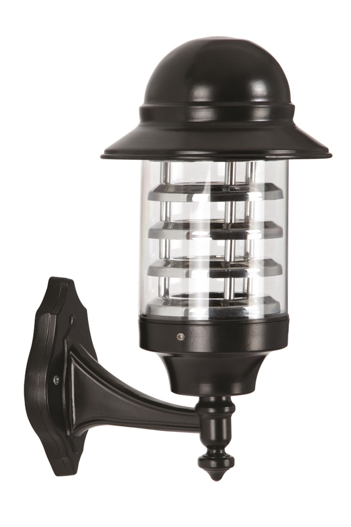 Bahçe Aplik E27 12W 25cm Alüminyum Siyah Dorbien-BAP-68138-BSY-M2