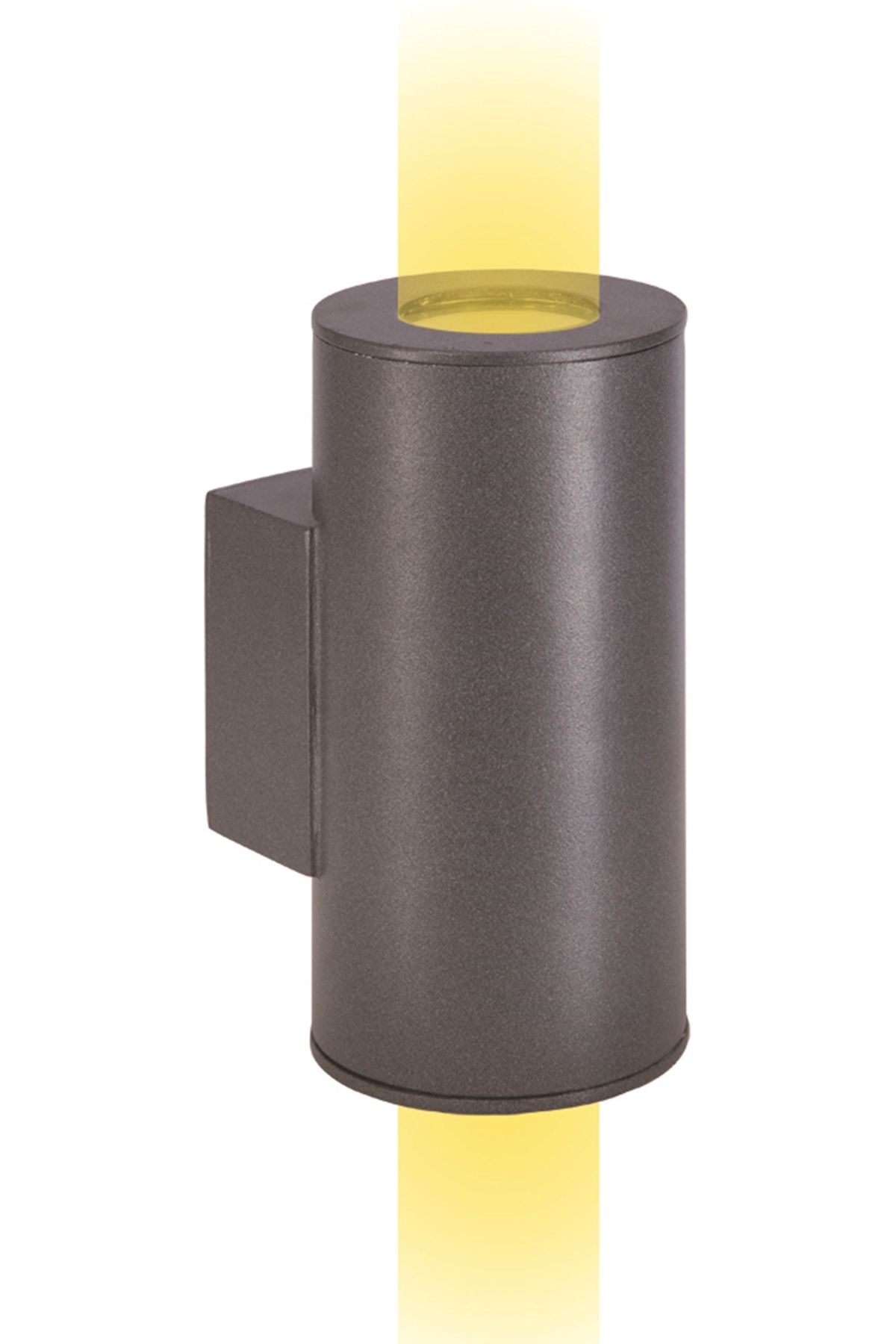 Bahçe Aplik E27 12W 12cm Alüminyum Siyah Dorbien-BAP-68159-GR