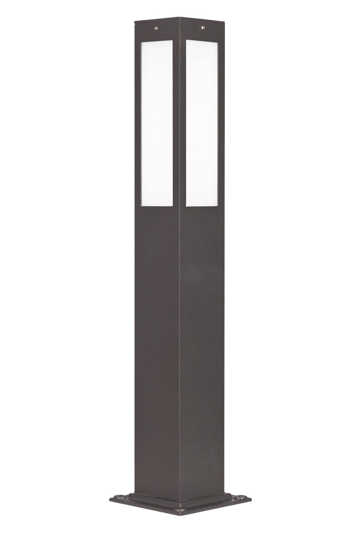 Bahçe Bollard LED 16W 10x10cm Alüminyum Profil Siyah Dorbien-BBO-68237-BSY-M2-LED