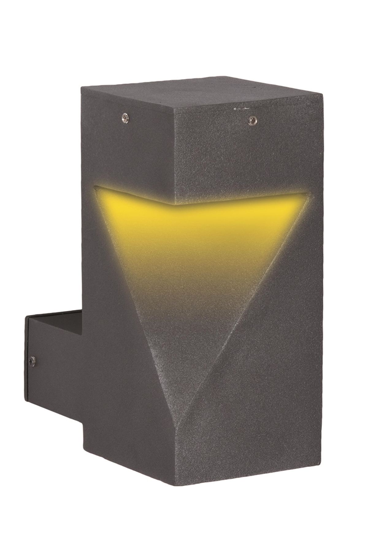 Bahçe Aplik LED 4W 10x10cm Alüminyum Profil Siyah Dorbien-BAP-68257-BSY-M2