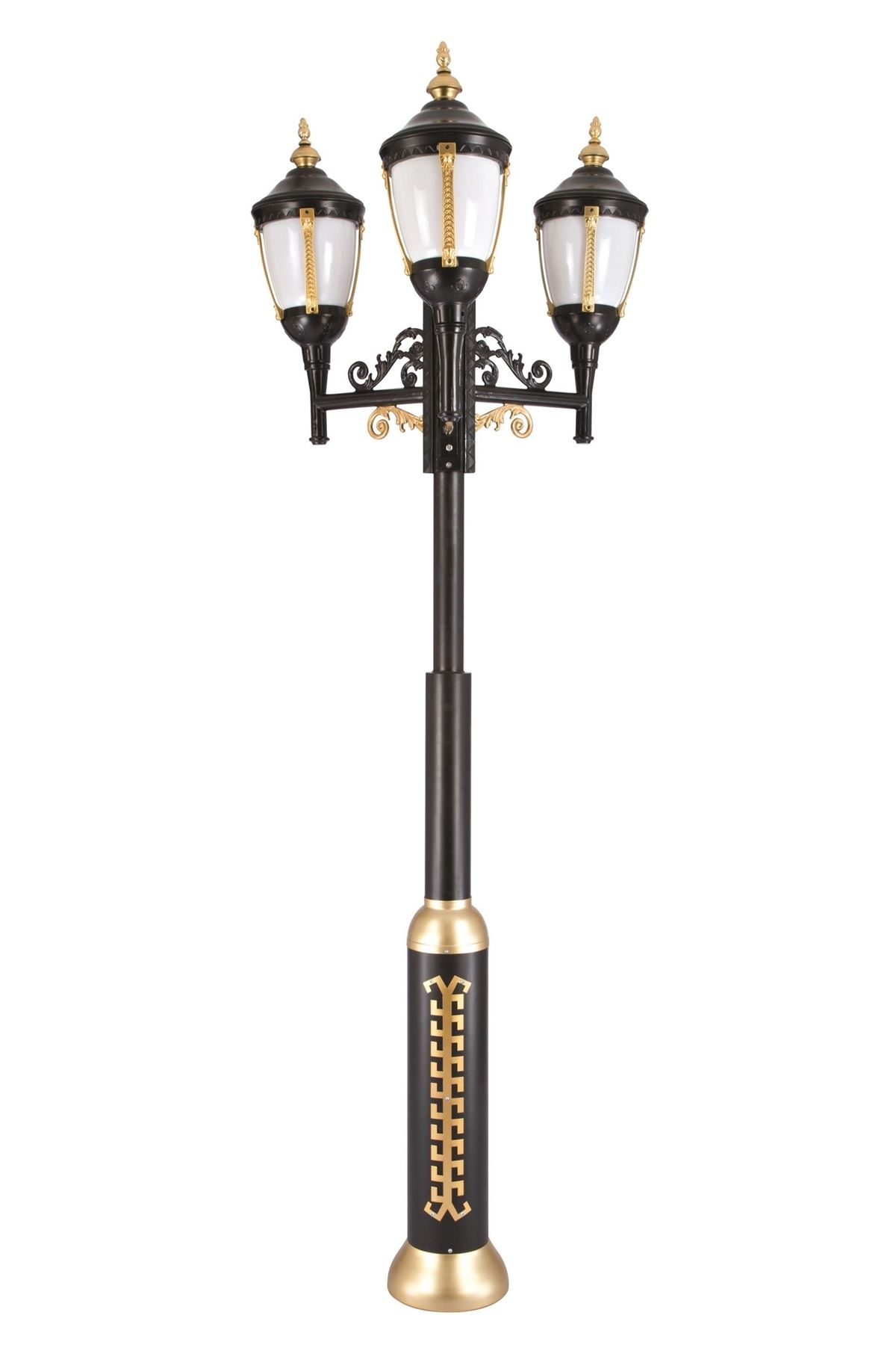 Bahçe Direkleri E27 36W 110cm Alüminyum Sarı/Siyah Dorbien-BDR-68007-3SOP