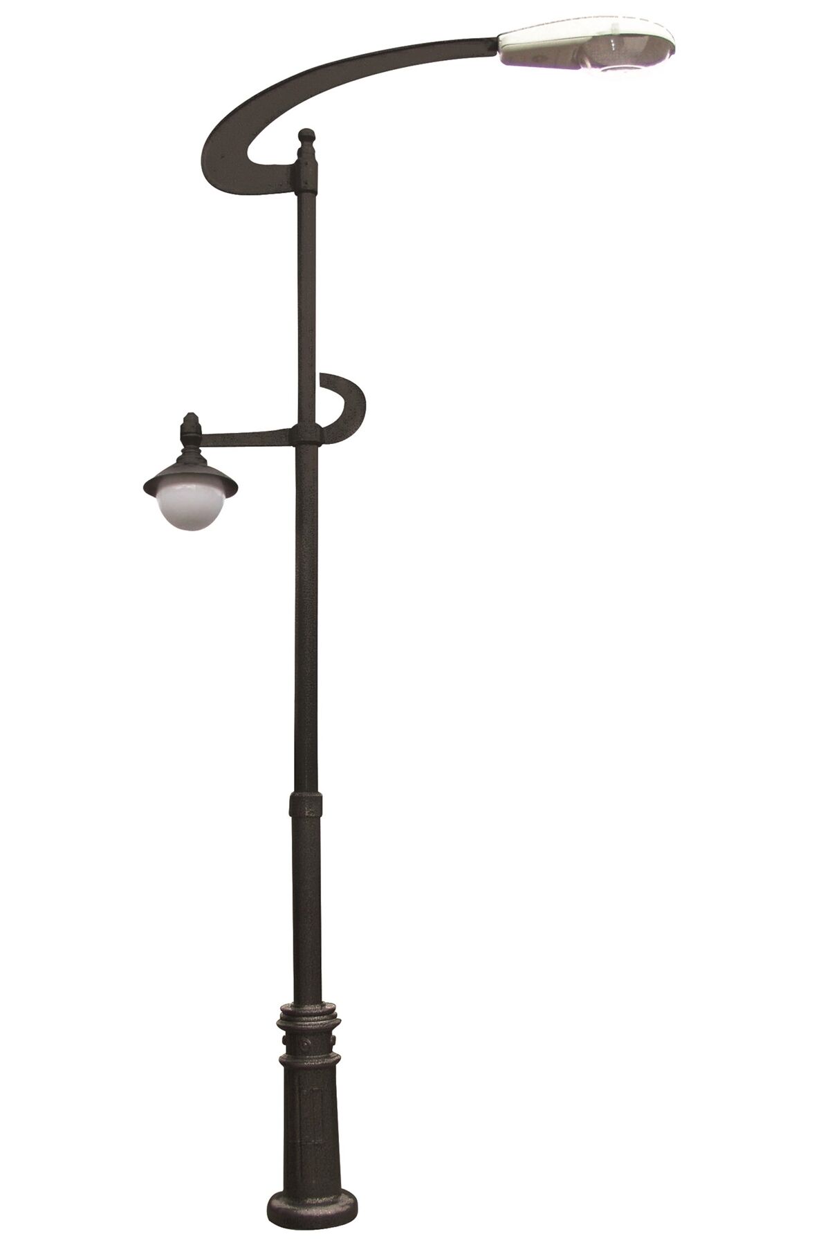 Bahçe Direkleri E27 24W 150cm Çelik Boru Siyah Dorbien-BDR-68120-2BSY