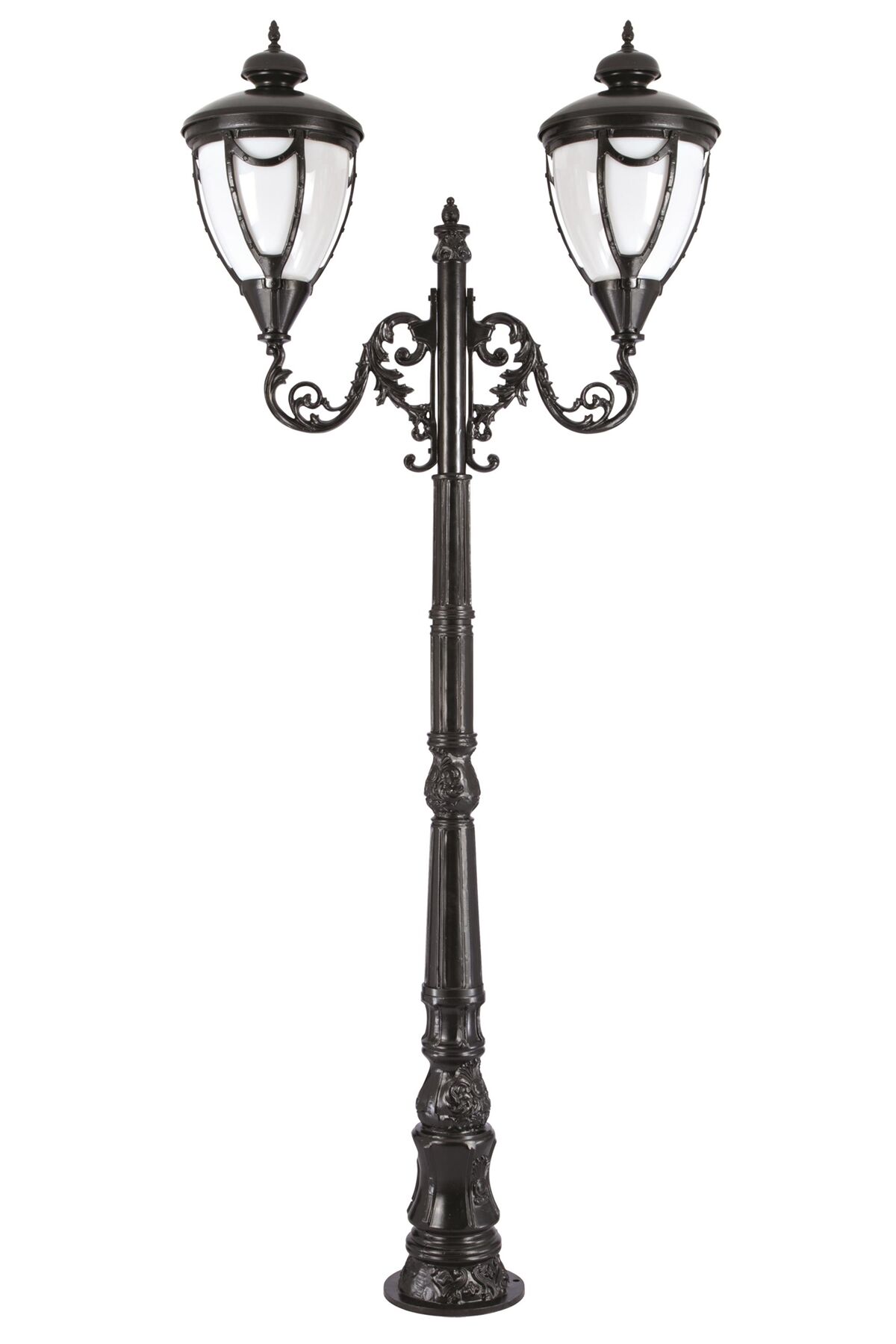 Bahçe Direkleri E27 24W 110cm Alüminyum Siyah Dorbien-BDR-68001-2BSY-OP