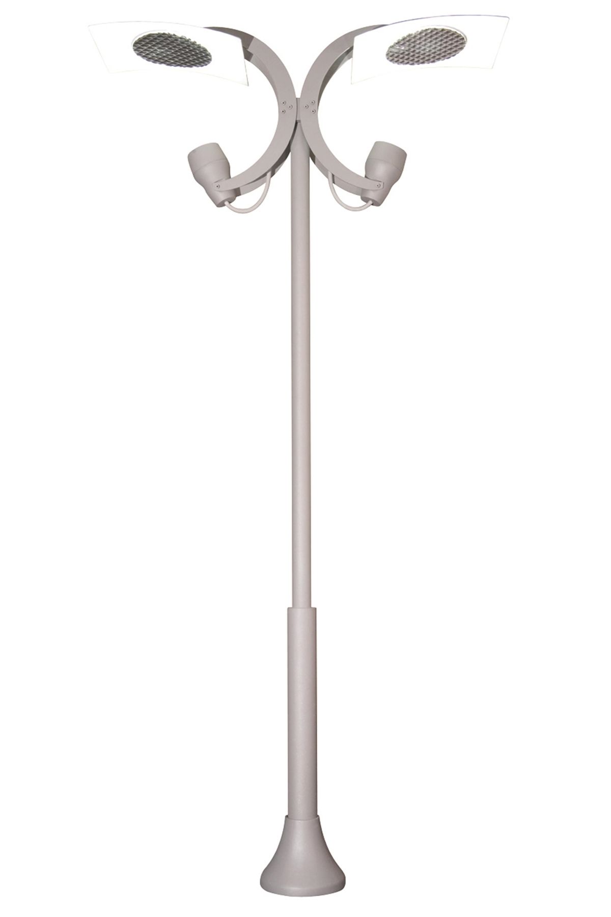 Bahçe Direkleri LED 150W 140cm Çelik Boru Beyaz Dorbien-BDR-68111-2GR-LED