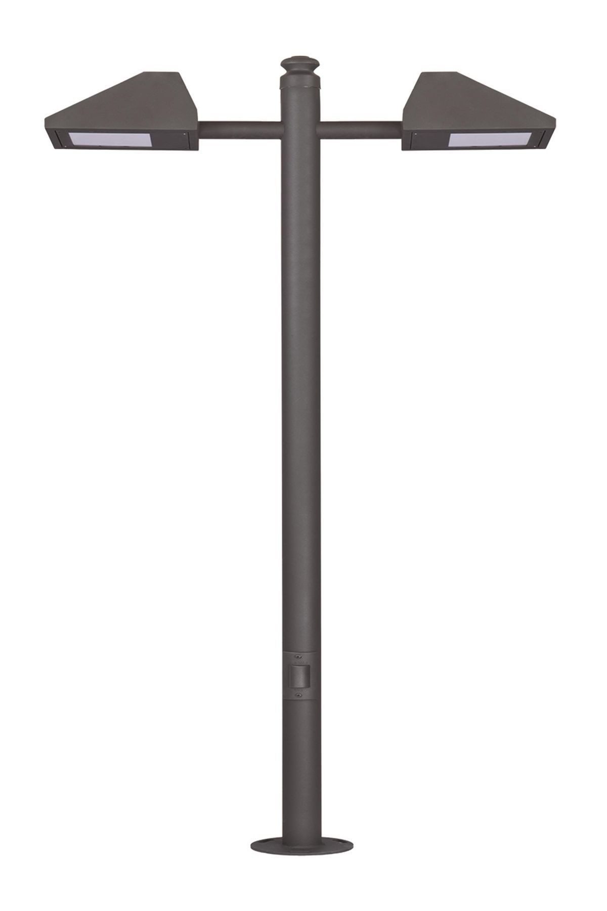 Bahçe Direkleri LED 35W 160cm Çelik Boru Siyah Dorbien-BDR-68220-2BSY-LED