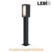Lebis Kubat 85 cm Ledli Bollards Bahçe Aydınlatma Armatürü