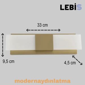 Lebis Gold Renk Kartal Led Aplik Günışığı