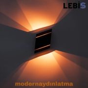 Lebis Acar-2 Dış Mekan Led Aplik Amber Işık