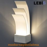 Lebis Beyaz Kasa Şahin Led Aplik Günışığı