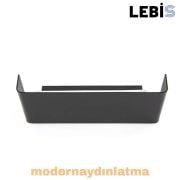 Lebis Siyah Kasa Yonca Led Aplik Amber Işık